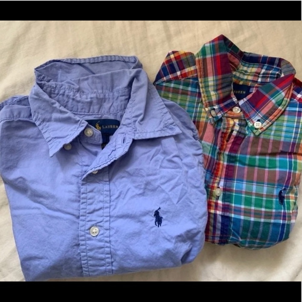 2 boys polo shirts